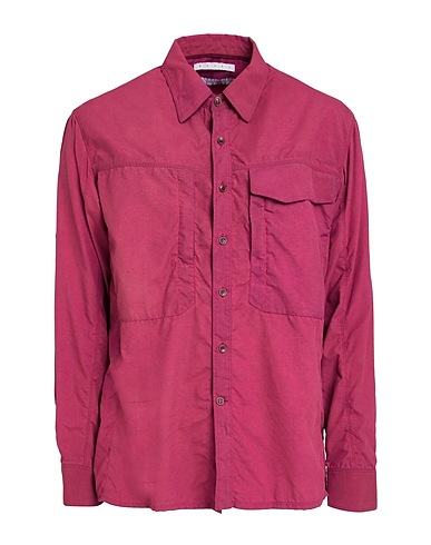 RANRA Camicia tinta unita Bordeaux 100% Poliammide
