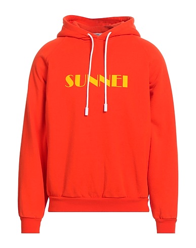 SUNNEI Hooded track jacket  Orange 100% Cotton, Elastane