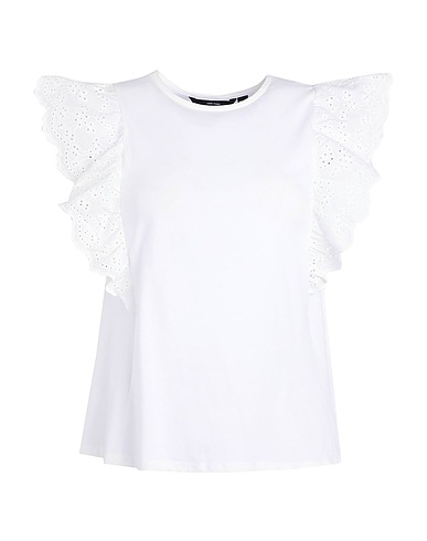 VERO MODA Top Blanc 100% Coton biologique