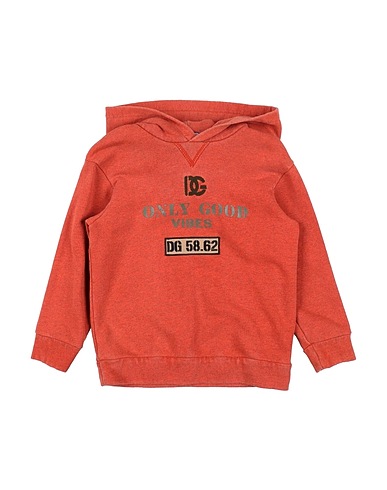 DOLCE&GABBANA Hooded track jacket  Rust 100% Cotton