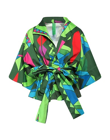 RIANNA + NINA Top Green 97% Cotton, 3% Elastane