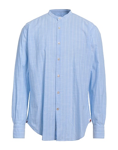 THOMAS REED Striped shirt Blue 100% Cotton