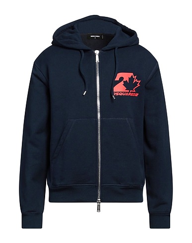 DSQUARED2 Felpa Blu notte 100% Cotone, Elastan