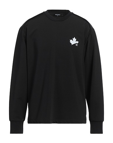 DSQUARED2 Ｔシャツ ブラック ナイロン 59% / コットン 29% / ポリウレタン 12%
