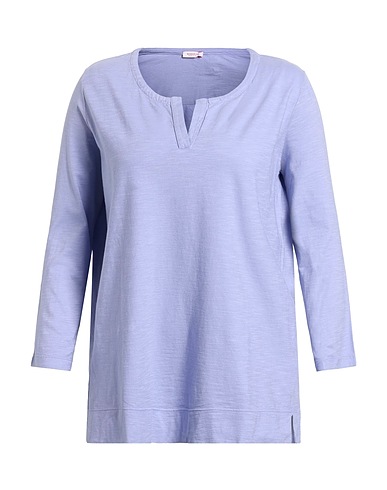 ROSSOPURO Basic T-Shirt Lilac 100% Cotton