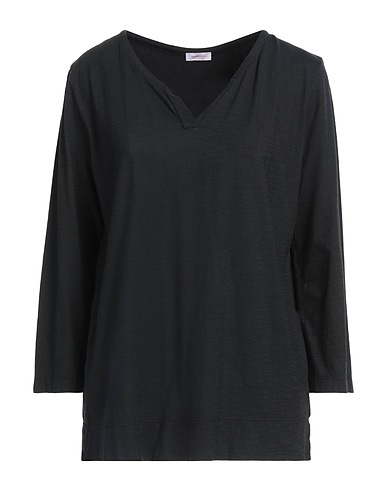 ROSSOPURO T-shirt Black 100% Cotton