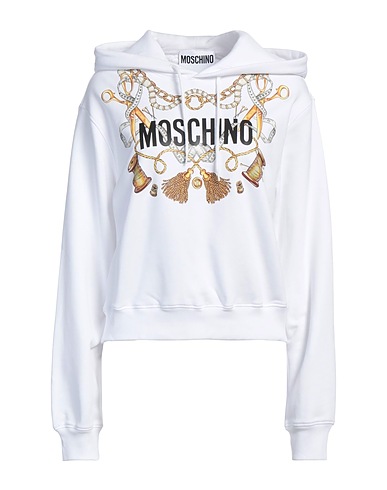PHILOSOPHY di LORENZO SERAFINI Hooded sweatshirt White 100% Organic cotton