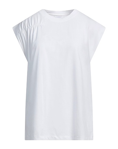 ALPHA STUDIO Basic T-Shirt White 95% Cotton, 5% Polyester