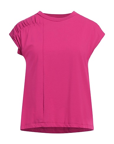 ALPHA STUDIO Basic T-shirt Magenta 95% Cotton, 5% Polyester