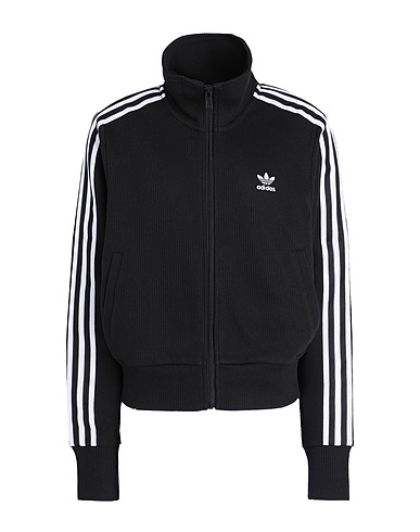 ADIDAS ORIGINALS Sweatshirt KNITTED TOP Black 79% Cotton, 21% Recycled polyester