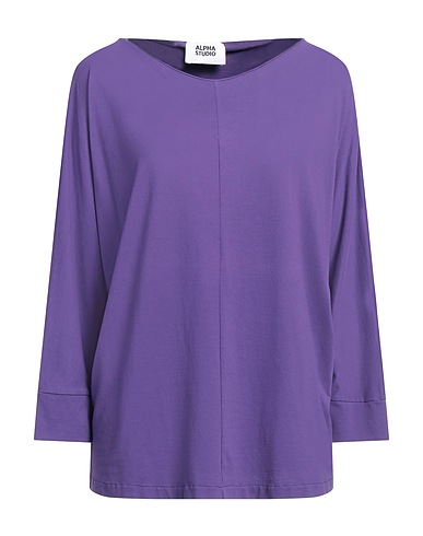 ALPHA STUDIO T-shirt Malva 98% Cotone, 2% Elastan