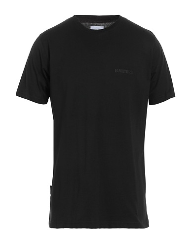 FAMILY FIRST  Milano Basic T-shirt Black 100% Cotton