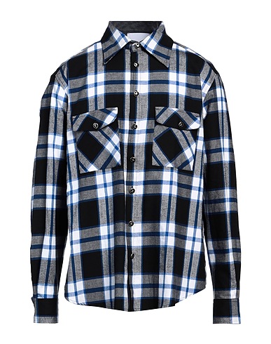 RICHMOND X Checked shirt Black 100% Cotton