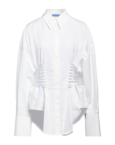MUGLER Shirts White 100% Cotton