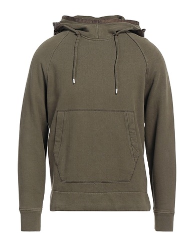 C.P. COMPANY Hooded track jacket  Military green 100% Cotton