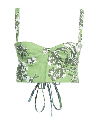 ISLA & WHITE Bustier Light green 50% Cotton, 50% Linen