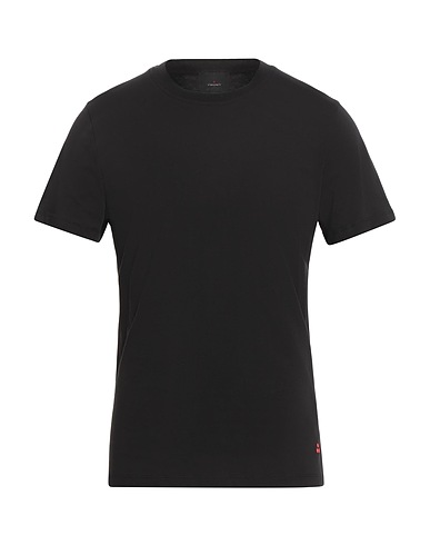 PEUTEREY Basic T-Shirt Black 100% Cotton