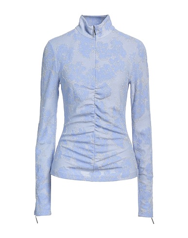 STINE GOYA T-shirt Light blue 51% Recycled polyester, 38% Metallic fiber, 11% Polyester