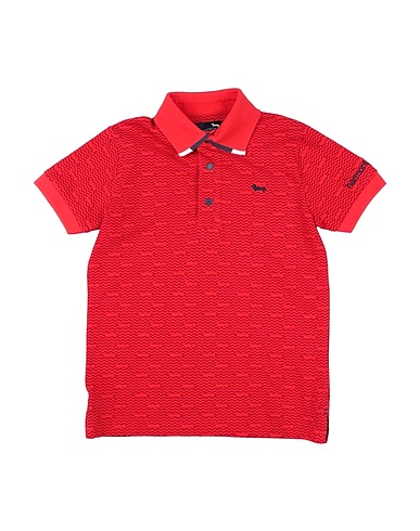 HARMONT & BLAINE Polo shirt Red 100% Organic cotton