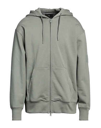 Y-3 Hooded sweatshirt Sage green 100% Organic cotton, Elastane