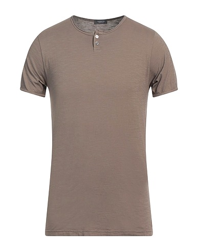 ROSSOPURO T-shirt Khaki 100% Cotone