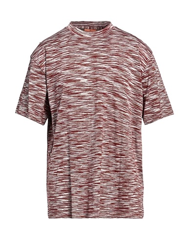 MISSONI T-shirt Brick red 100% Cotton