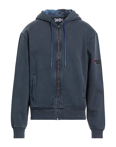 MISSONI Hooded sweatshirt BLU NOTTE 100% Cotton