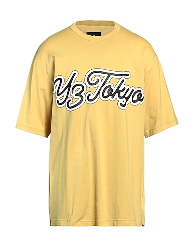 Y-3 T-shirt Mustard 98% Cotton, 2% Elastane