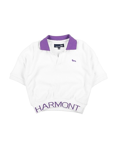 HARMONT & BLAINE Polo shirt White 100% Organic cotton