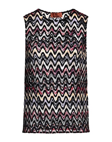 MISSONI Top Black 55% Wool, 45% Viscose