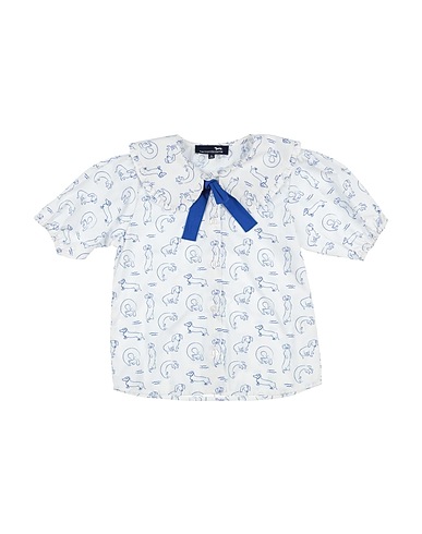 HARMONT & BLAINE Patterned shirts & blouses White 100% Cotton