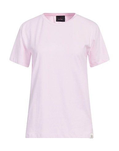 PEUTEREY Basic T-shirt Pink 98% Cotton, 2% Elastane