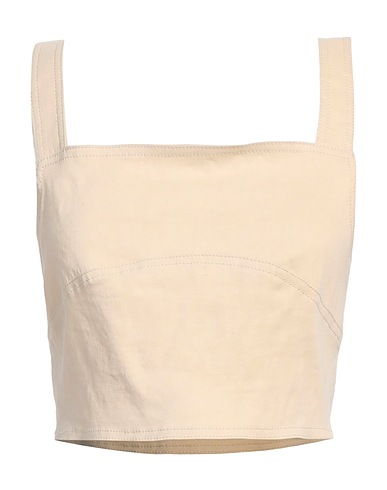 PINKO Top Beige 59% Lino, 38% Viscosa, 3% Elastan