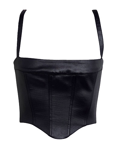 CHIARA FERRAGNI Top Black 97% Polyester, 3% Elastane