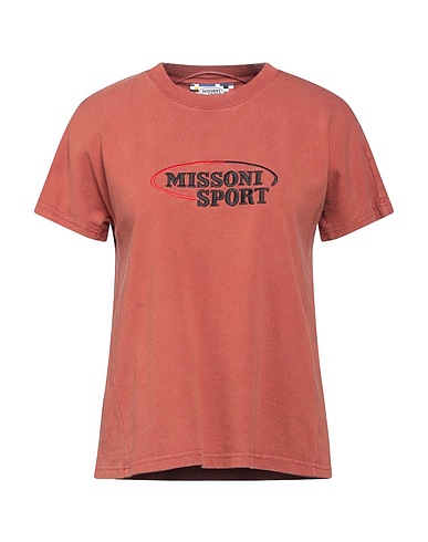 MISSONI T-shirt Rust 100% Cotton