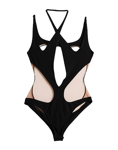 MUGLER TOPS Schwarz 95% Viskose, 5% Elastan, Polyamid