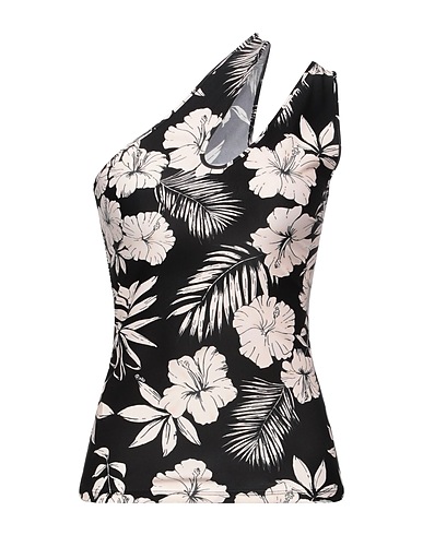 PINKO One-shoulder top 80% Polyamide, 20% Elastane