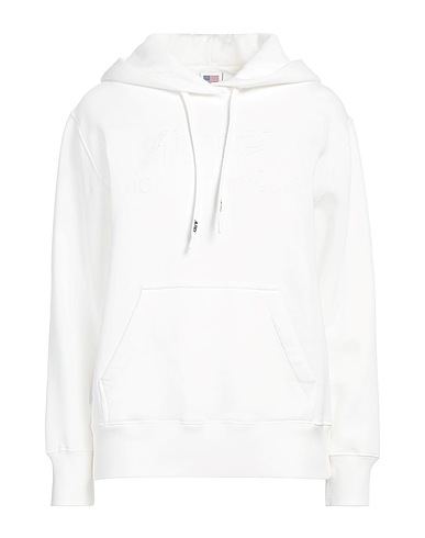AUTRY Hooded sweatshirt White 100% Cotton, Polyamide