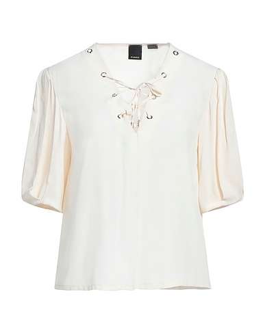 PINKO Top Cream 70% Acetate, 30% Silk