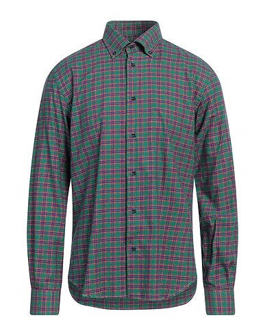 AVIGNON Checked shirt Green 100% Cotton