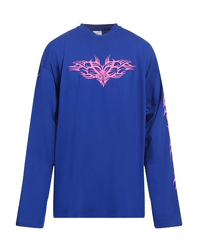 VETEMENTS Oversize-T-Shirt Bright blue 100% Cotton