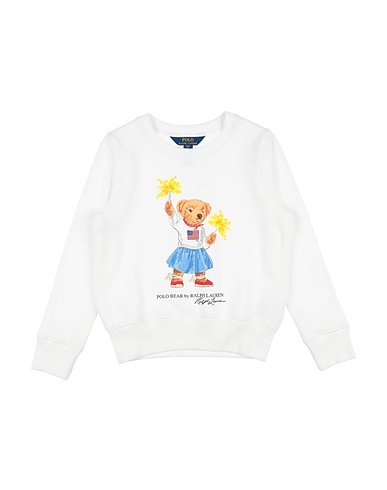 POLO RALPH LAUREN Sweatshirt White 60% Cotton, 40% Polyester