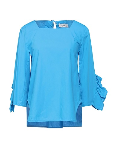 MEIMEIJ Top Azzurro 100% Cotone