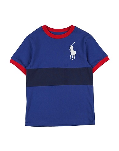 POLO RALPH LAUREN T-shirt Big Pony Heavyweight Cotton Jersey Tee
 Navy blue 100% Cotton
