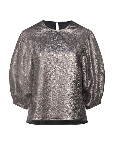 SIXSOEURS Top Blue 46% Polyester, 35% Cotton, 12% Other Fibres, 7% Polyamide