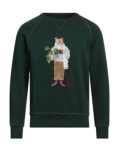 IN THE BOX Sweatshirt Dunkelgrün 100% Baumwolle