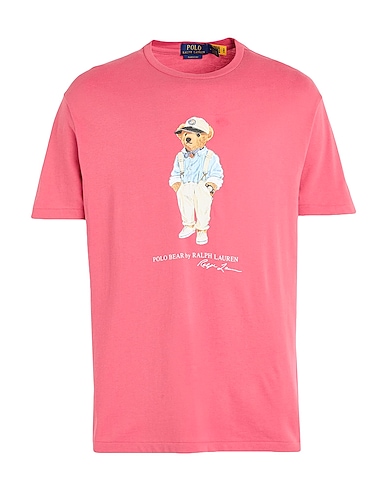 POLO RALPH LAUREN T-shirt CLASSIC FIT POLO BEAR JERSEY T-SHIRT
 Coral 100% Cotton