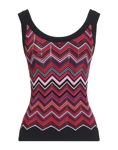 MISSONI Top Black 83% Viscose, 17% Polyester