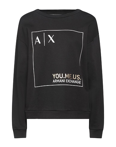 ARMANI EXCHANGE Sweatshirt Black 100% Cotton