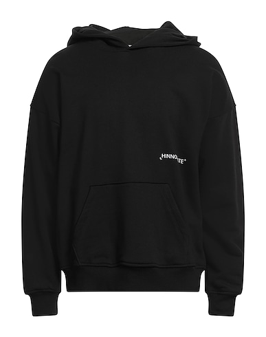 HINNOMINATE Hooded sweatshirt Black 100% Cotton, Elastane